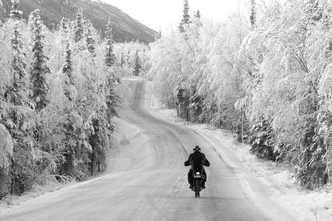 Moto hiver